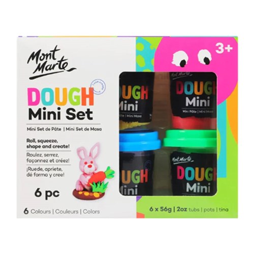 MONT MARTE MODELLING DOUGH Mini Set 6 Piece